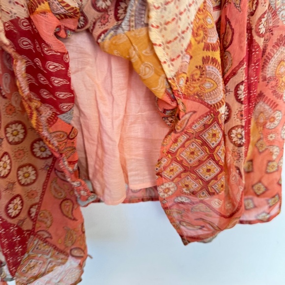 Soft Surroundings Vanessa Maxi Dress Kaftan Small Boho Summer Casual Embellished - Picture 9 of 12